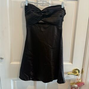 princess polly black mini dress